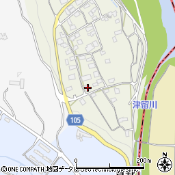 熊本県下益城郡美里町岩下106周辺の地図