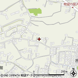 熊本県宇城市松橋町西下郷1385-6周辺の地図