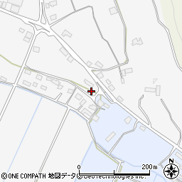 熊本県下益城郡美里町中郡1328-1周辺の地図