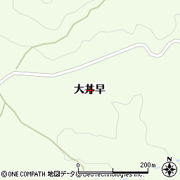 熊本県下益城郡美里町大井早周辺の地図