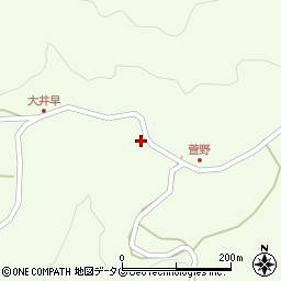 熊本県下益城郡美里町大井早2105周辺の地図