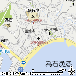 長崎県長崎市為石町2014周辺の地図