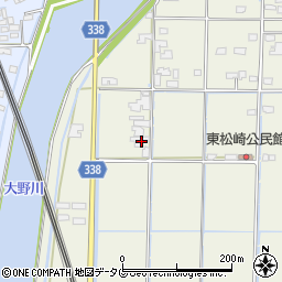 熊本県宇城市松橋町東松崎224周辺の地図