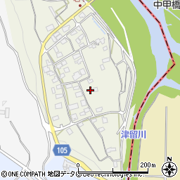 熊本県下益城郡美里町岩下178周辺の地図