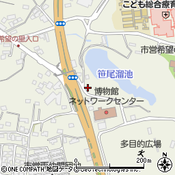 熊本県宇城市松橋町豊福1743周辺の地図