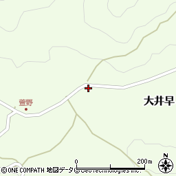 熊本県下益城郡美里町大井早2383周辺の地図