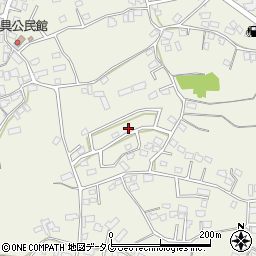 熊本県宇城市松橋町西下郷1391周辺の地図