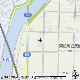 熊本県宇城市松橋町東松崎232周辺の地図
