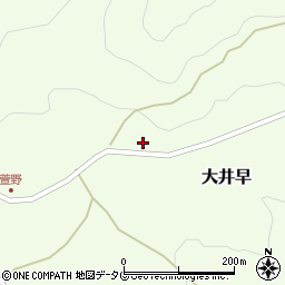 熊本県下益城郡美里町大井早1295周辺の地図