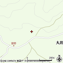 熊本県下益城郡美里町大井早2385周辺の地図