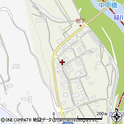 熊本県下益城郡美里町岩下279周辺の地図