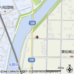 熊本県宇城市松橋町東松崎172周辺の地図