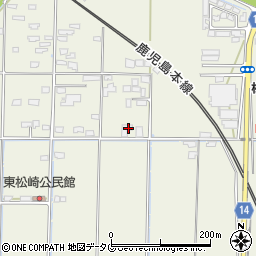 熊本県宇城市松橋町東松崎52周辺の地図