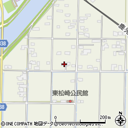 熊本県宇城市松橋町東松崎127周辺の地図