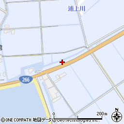 熊本県宇城市不知火町長崎162周辺の地図