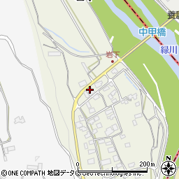 熊本県下益城郡美里町岩下274周辺の地図