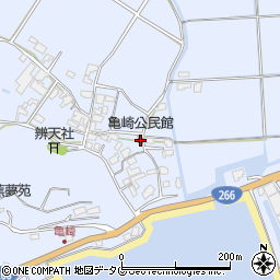 亀崎公民館周辺の地図