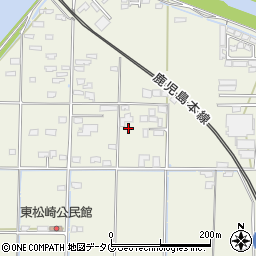熊本県宇城市松橋町東松崎周辺の地図