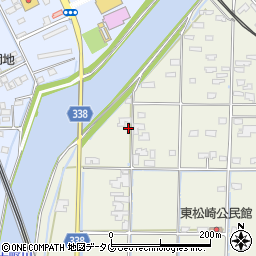 熊本県宇城市松橋町東松崎157周辺の地図