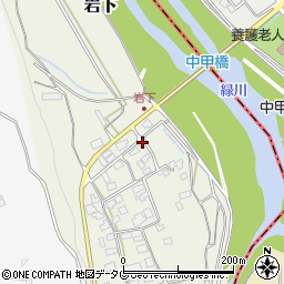 熊本県下益城郡美里町岩下264周辺の地図