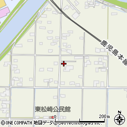 熊本県宇城市松橋町東松崎74周辺の地図
