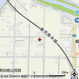 熊本県宇城市松橋町東松崎63周辺の地図