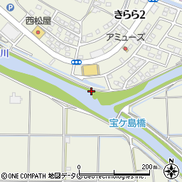 熊本県宇城市松橋町きらら３丁目12周辺の地図
