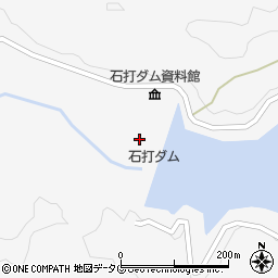 石打ダム公園トイレ周辺の地図