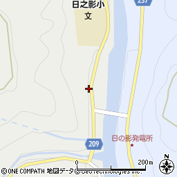 宮崎県西臼杵郡日之影町岩井川3688周辺の地図