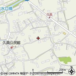 熊本県宇城市松橋町久具周辺の地図