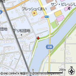 松崎橋周辺の地図