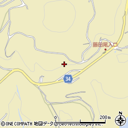 長崎県長崎市藤田尾町653-2周辺の地図