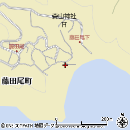 長崎県長崎市藤田尾町417周辺の地図