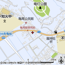 亀尾郵便局 ＡＴＭ周辺の地図
