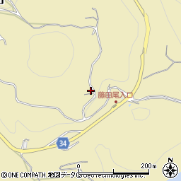 長崎県長崎市藤田尾町697-1周辺の地図