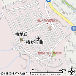 長崎県長崎市椿が丘町周辺の地図