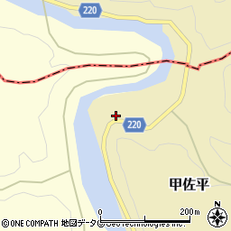 熊本県下益城郡美里町甲佐平3163周辺の地図