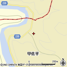 熊本県下益城郡美里町甲佐平3074周辺の地図
