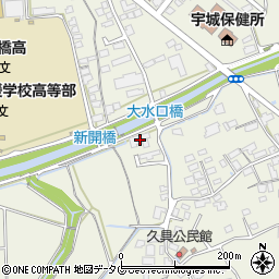 宇城食糧事業協同組合周辺の地図