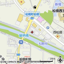 熊本県宇城市松橋町きらら１丁目9周辺の地図