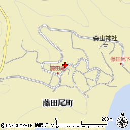 長崎県長崎市藤田尾町344周辺の地図