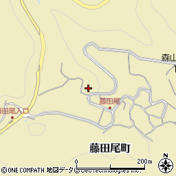 長崎県長崎市藤田尾町323周辺の地図