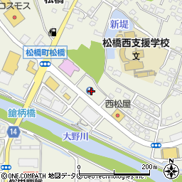 熊本県宇城市松橋町きらら１丁目2周辺の地図