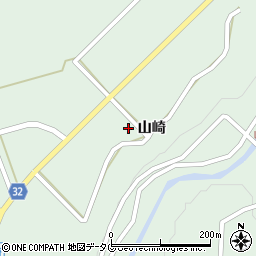 熊本県宇城市豊野町山崎周辺の地図