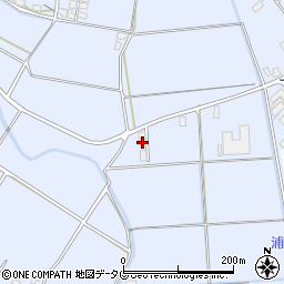 熊本県宇城市不知火町長崎250周辺の地図