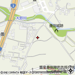 熊本県宇城市松橋町豊福3000周辺の地図