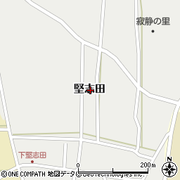 熊本県下益城郡美里町堅志田周辺の地図