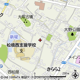熊本県宇城市松橋町松橋334-3周辺の地図