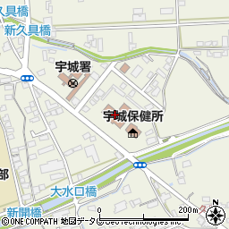 熊本県県央広域本部　宇城地域振興局土木部維持管理調整課維持調整班周辺の地図