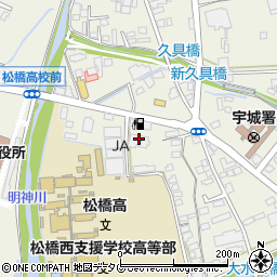 熊本宇城農業協同組合　グリーンセンター松橋周辺の地図